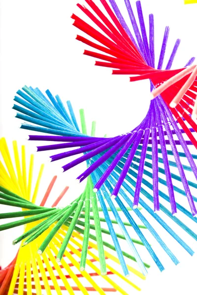 Многоцветный занавес для кёрлинга — стоковое фото