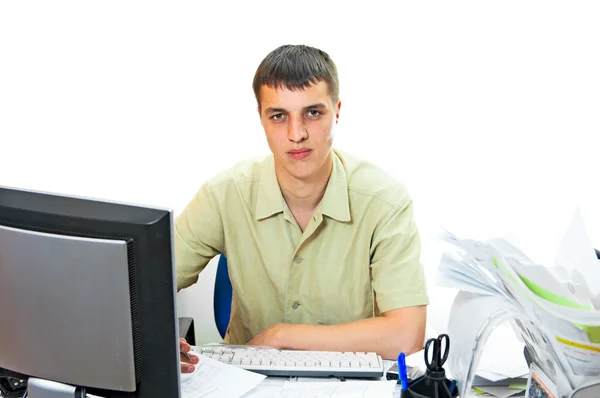 Colleague in office — Stock Photo, Image