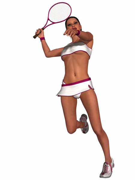 Sexy Tennisspielerin — Stockfoto
