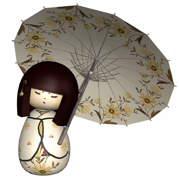 Japanese traditional doll — Stock Photo, Image