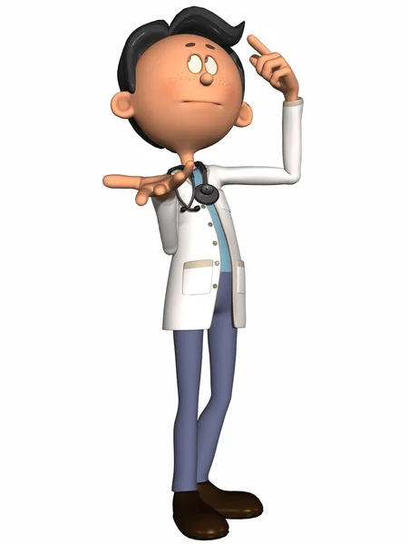 Figura Toon - Medico — Foto Stock