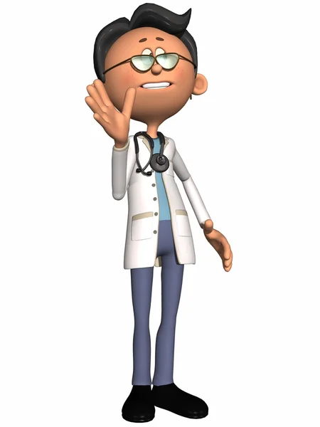 Figura de Toon - Médico — Fotografia de Stock