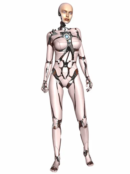 Kadın cyborg — Stok fotoğraf