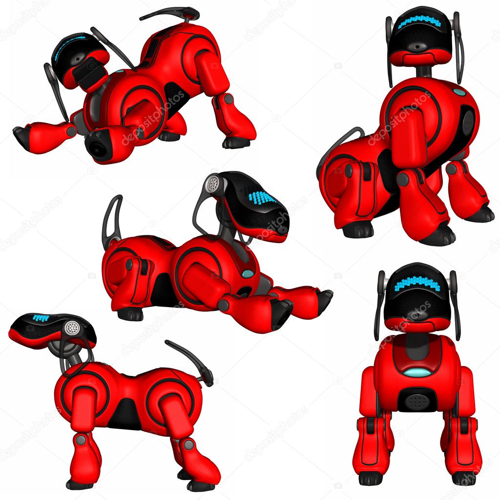 red robot dog