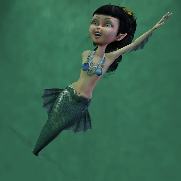 Fantastik deniz kızı — Stok fotoğraf
