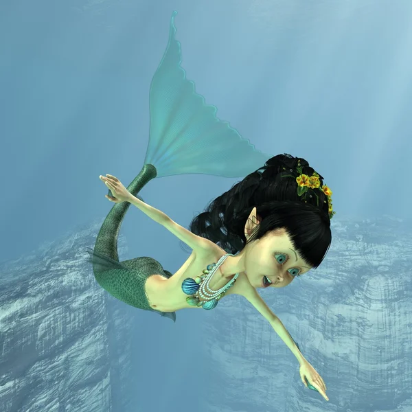 Sirena de fantasía —  Fotos de Stock