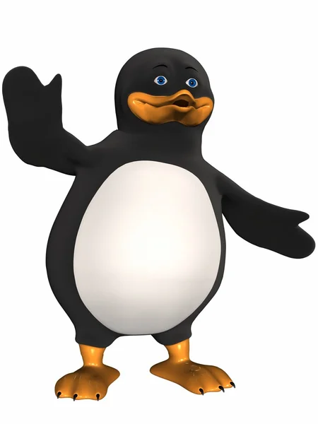Pinguino toon — Foto Stock