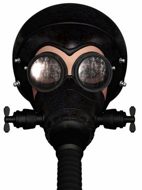 gasmask kız