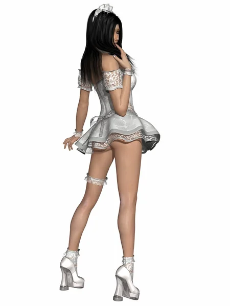 Sexy maid — Stockfoto