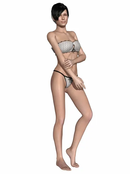 Sexy Mädchen mit süßer sexy Unterwäsche — Stockfoto