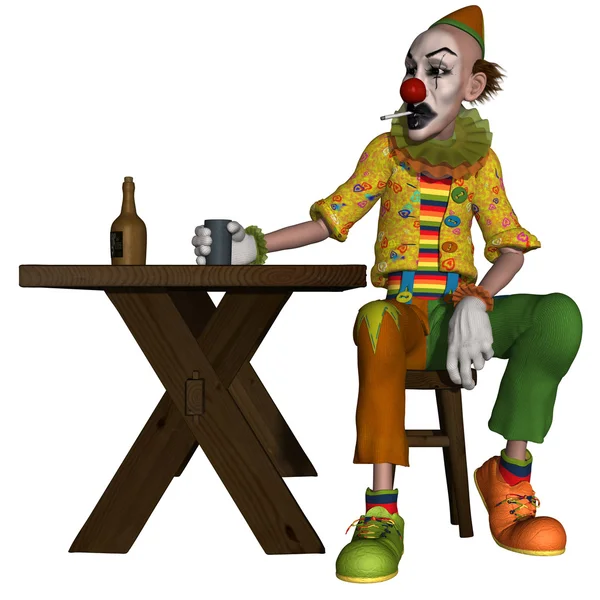 Komischer Clown — Stockfoto