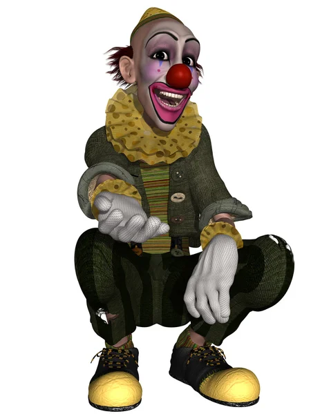 Clown comico — Foto Stock