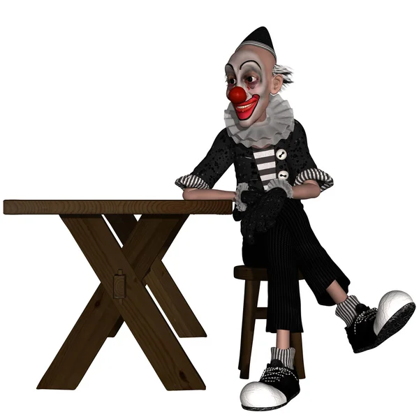 Komischer Clown — Stockfoto