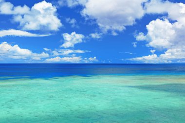 deniz manzarası: okinawa, japan