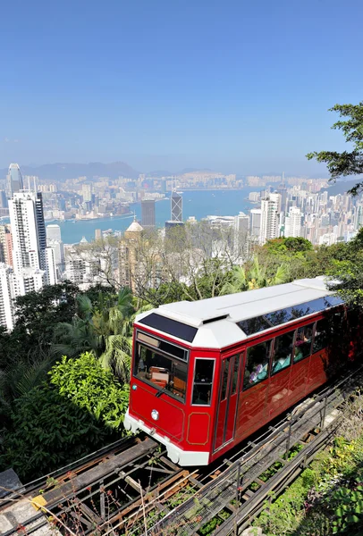 stock image Hong Kong peak tram