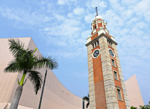 Klokketårn i Tsim Sha Tsui, Hongkong - Stock-foto