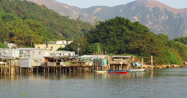 Рыбацкая деревня Тай О в Гонконге — стоковое фото