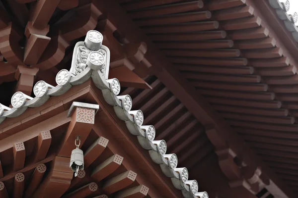 中国寺庙屋顶 — 图库照片