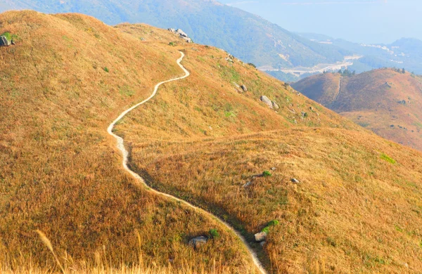 Twisting caminho da montanha — Fotografia de Stock