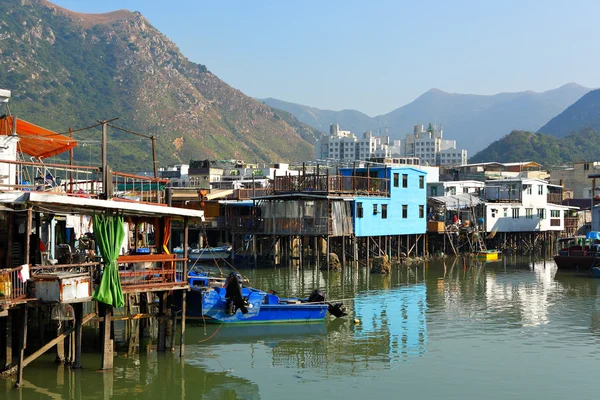 Рыбацкая деревня Тай О в Гонконге — стоковое фото