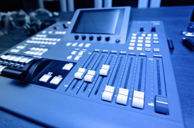 Audio sound mixer clipart