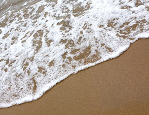 Zand strand water achtergrond — Stockfoto