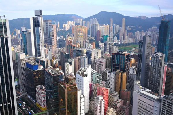 香港の混雑している建物 — ストック写真