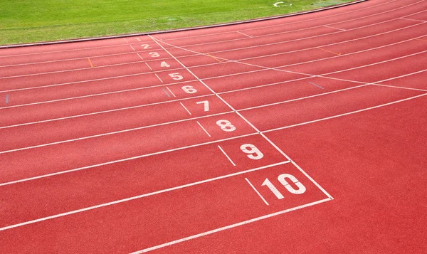 Pista di corsa per atleti — Foto Stock
