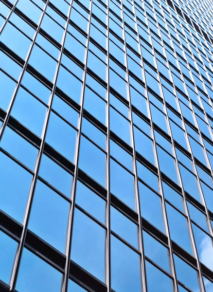 Kontorsbyggnad glasvägg — Stockfoto