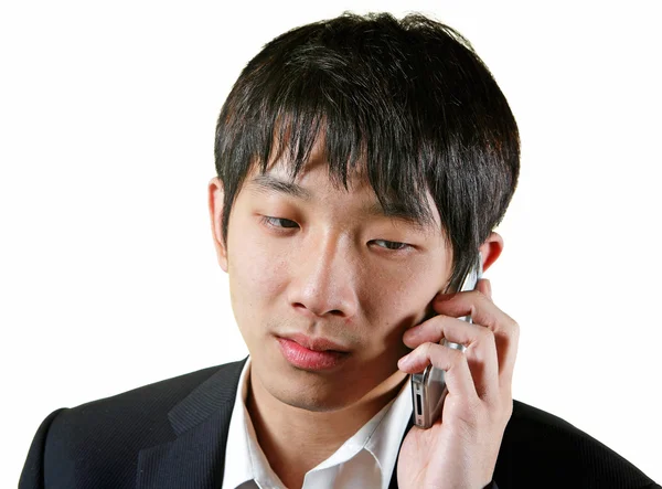 Férfi beszélni a telefon — Stock Fotó