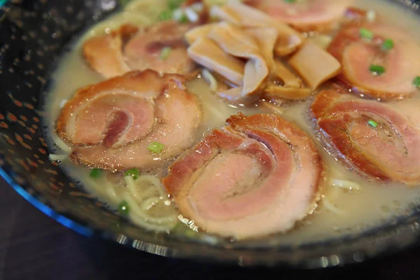 Pork with ramen in japanese style — Stock Photo, Image