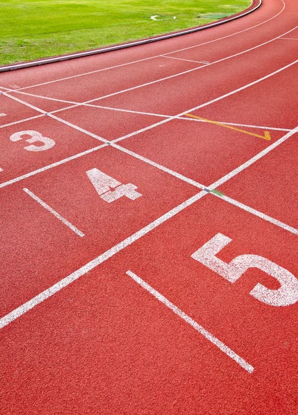 Pista di corsa per atleti — Foto Stock