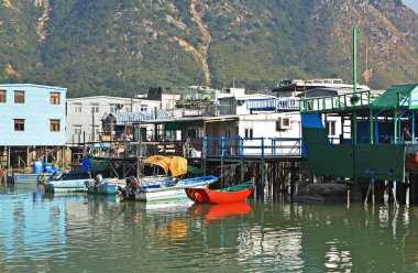 hong Kong Tai o balıkçı köyü