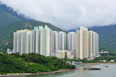 Hong kong kalabalık binalar