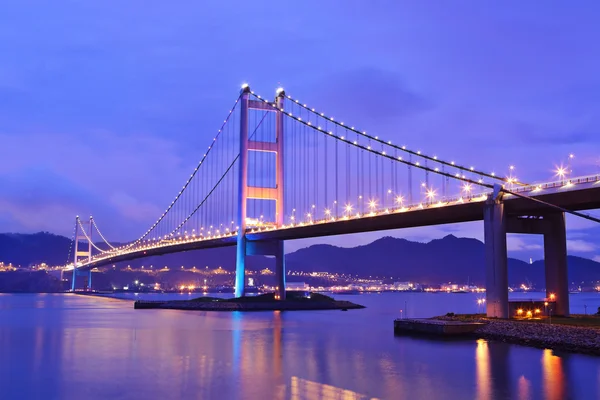 Tsing ma bridge — Stockfoto