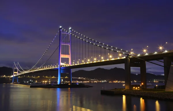 Tsing Ma Bridge a Hong Kong — Foto Stock