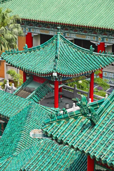 Kinesisk tempeltag - Stock-foto
