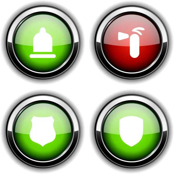 Safety icons. — Stock Vector