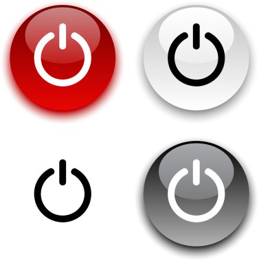 Switch button. clipart