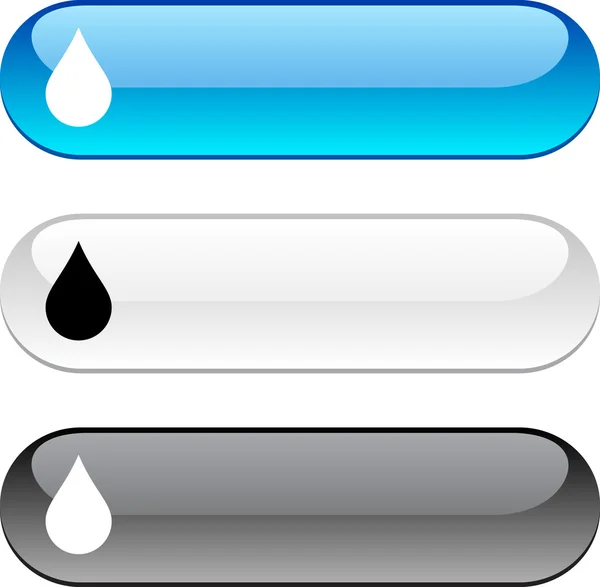 Bouton de pluie . — Image vectorielle
