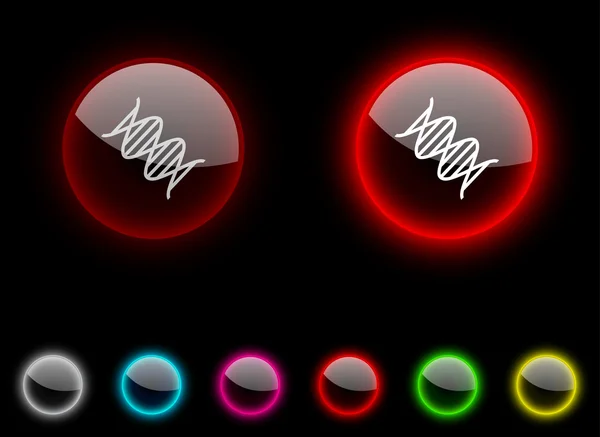 ДНК кнопки . — стоковий вектор