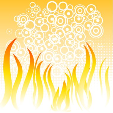 Flame background. clipart