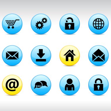 Web icons. clipart