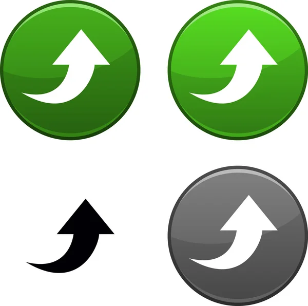 Upload button. — Stock Vector