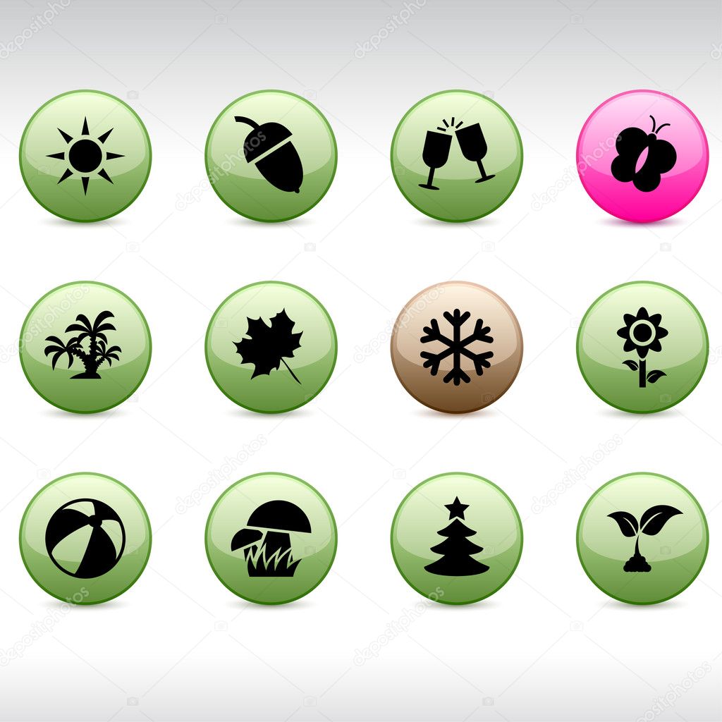 Seasons icons.