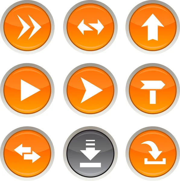 Arrows icons. — Stock Vector