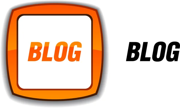 Botão Blog . —  Vetores de Stock