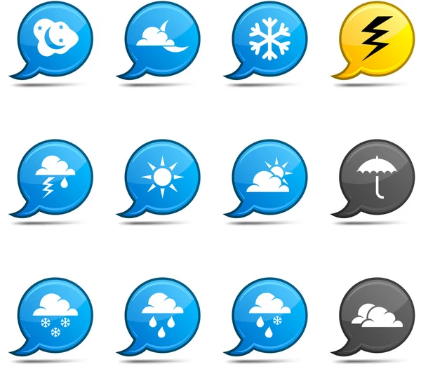 Weather comics. — Stock Vector
