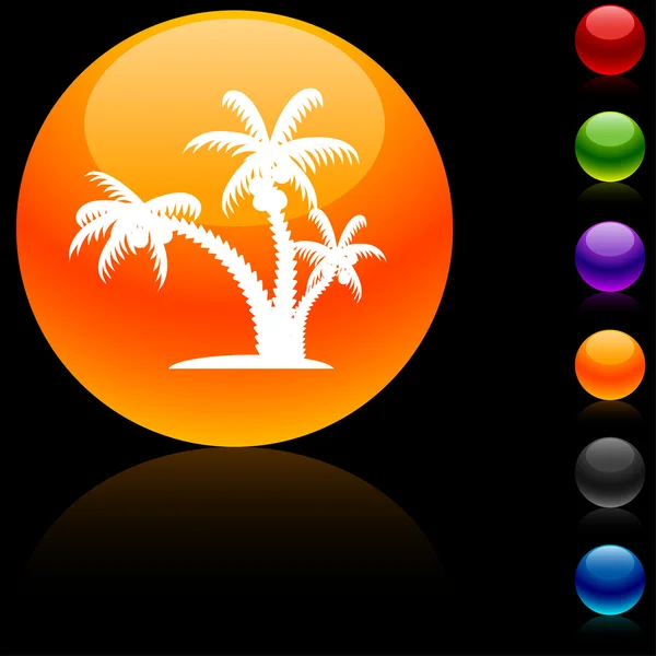 Tropické ikona. — Stockový vektor