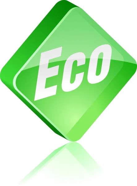 Κουμπί Eco. — Διανυσματικό Αρχείο